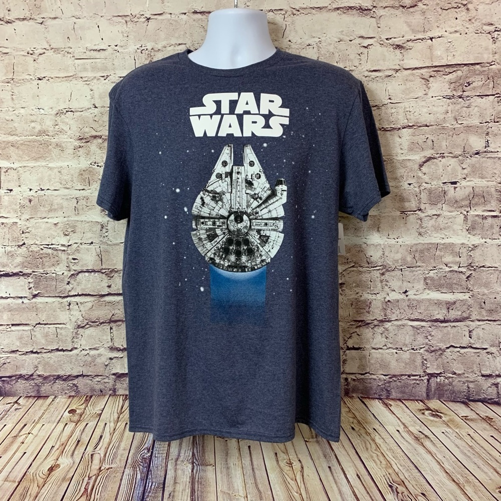 Star Wars Blue Millennium Falcon T Shirt